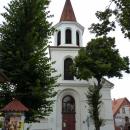 Brodnica - Mały Rynek widoczny kościół p.w Matki Bożej Królowej Polski - panoramio